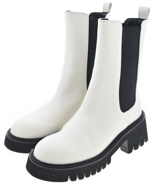 oriental traffic(オリエンタルトラフィック)ブーツ 白 サイズ:L(24cm位)/2200656747016