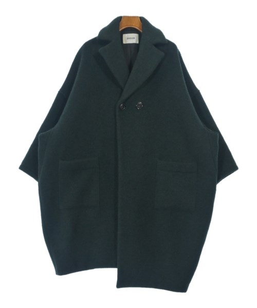 ZUCCa(ズッカ)ピーコート 緑 サイズ:S/2200689430022