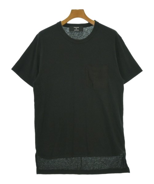 CABANE de zucca(カバンドズッカ)Tシャツ・カットソー 黒 サイズ:M/2200675726047