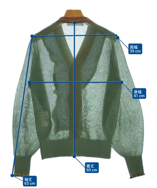 TOGA（トーガ）カーディガン 緑 サイズ:36(S位) レディース/2200623939055