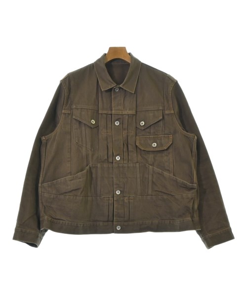 sacai(サカイ)デニムジャケット 茶 サイズ:3(L位)/2200681279032