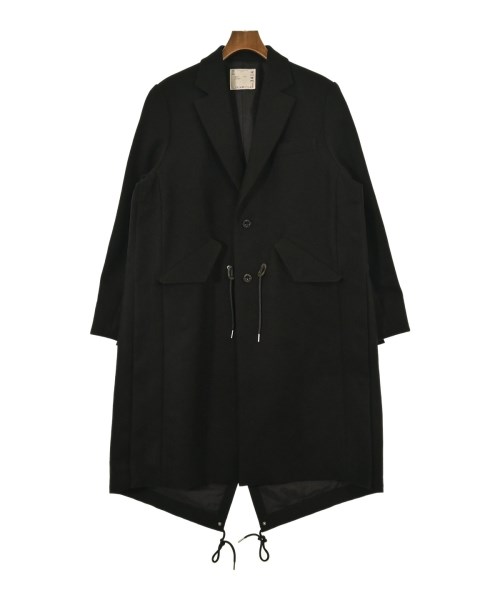 sacai(サカイ)チェスターコート 黒 サイズ:2(M位)/2200701332020