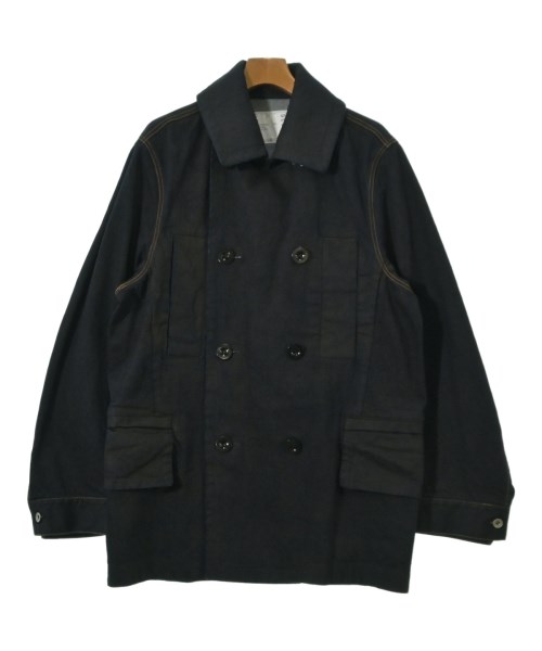 sacai(サカイ)ピーコート 紺 サイズ:3(L位)/2200702228018