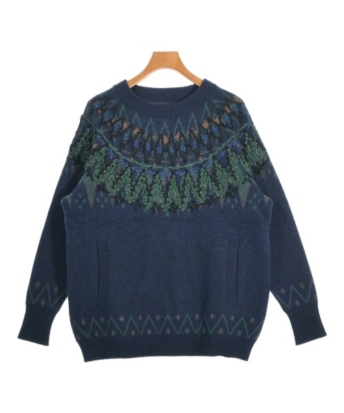 sacai(サカイ)ニット・セーター 紺 サイズ:-(M位)/2200702518430