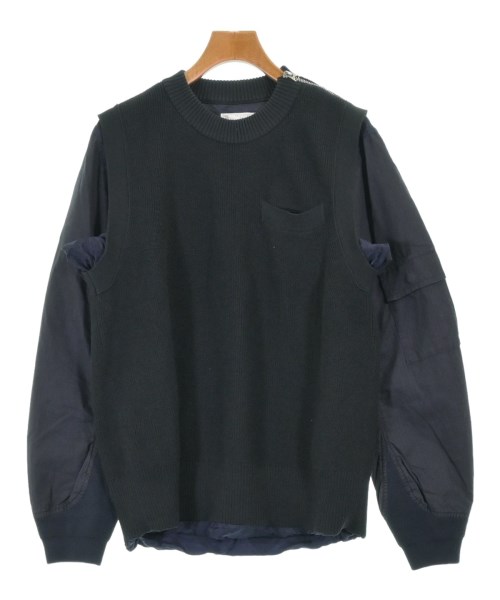 sacai(サカイ)ニット・セーター 紺 サイズ:2(M位)/2200690168174