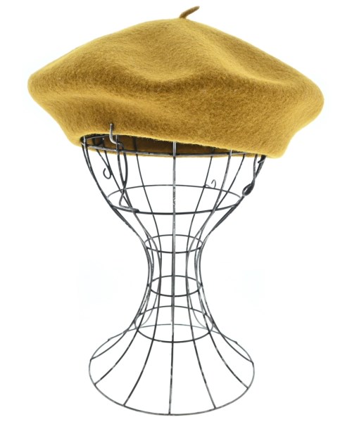 MHL.(エムエイチエル)ハンチング・ベレー帽 黄 サイズ:F/2200641299032