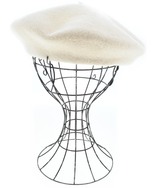 MHL.(エムエイチエル)ハンチング・ベレー帽 白 サイズ:F/2200641299070