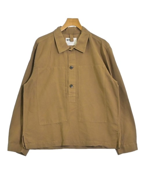 MHL.(エムエイチエル)カジュアルシャツ 茶 サイズ:XL/2200700321049