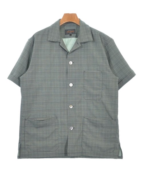 BEAMS PLUS(ビームスプラス)カジュアルシャツ 緑 サイズ:S/2200619837037