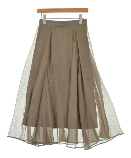 COLLAGE GALLARDAGALANTE(コラージュガリャルダガランテ)ロング・マキシ丈スカート 茶 サイズ:F/2200631846031