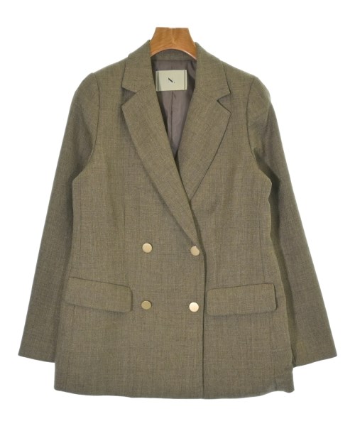 N. Natural Beauty Basic(エヌナチュラルビューティーベーシック)テーラードジャケット 茶 サイズ:S/2200680344014