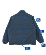 PORTER CLASSIC（ポータークラシック）ダウンジャケット/ダウンベスト 青 サイズ:2(M位) メンズ/2200625501083