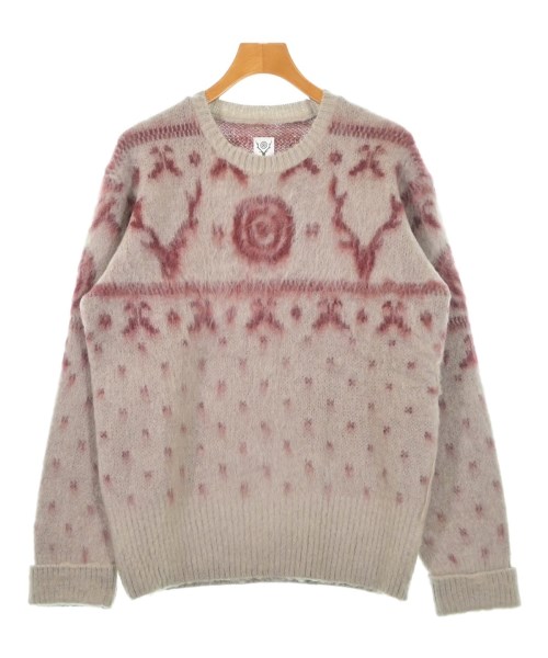 South2west8(サウストゥーウエストエイト)ニット・セーター ベージュ サイズ:S/2200627425028