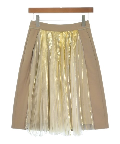 ENSOR CIVET(アンソール)ひざ丈スカート ベージュ サイズ:38(M位)/2200653751030