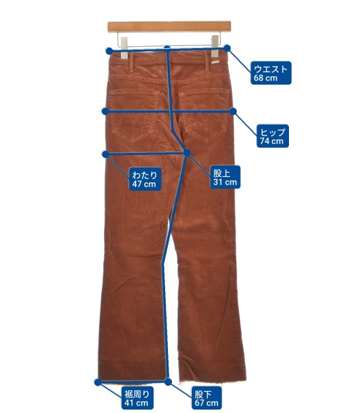 MOTHER（マザー）その他 茶 サイズ:26(M位) レディース/2200590059015