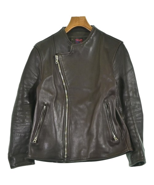 BRU NA BOINNE(ブルーナボイン)ライダース 茶 サイズ:1(S位)/2200645420036