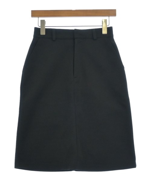 HYKE(ハイク)ひざ丈スカート 黒 サイズ:S/2200603431067