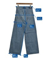 HYKE（ハイク）デニムパンツ 青 サイズ:1(S位) レディース/2200676836028
