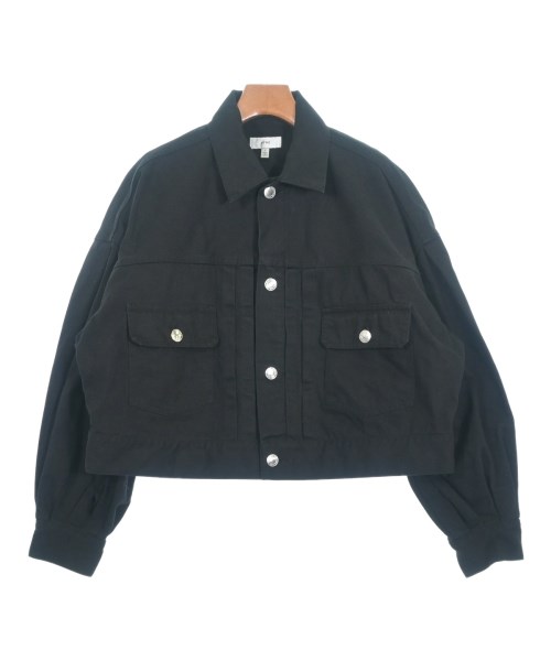 HYKE(ハイク)デニムジャケット 黒 サイズ:1(S位)/2200651464017