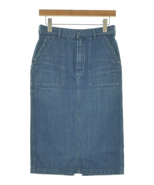 HYKE(ハイク)ひざ丈スカート 青 サイズ:1(S位)/2200661984062