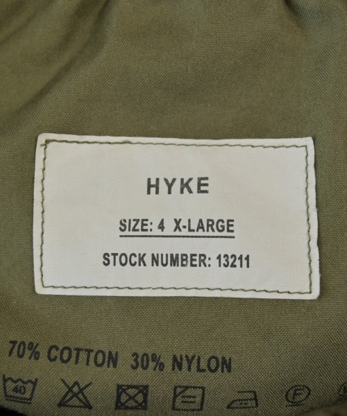 HYKE（ハイク）カーゴパンツ カーキ サイズ:4XL メンズ/2200646960074