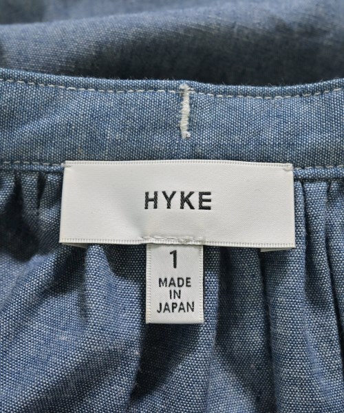 HYKE（ハイク）シャツワンピース 青 サイズ:1(S位) レディース/2200702427022