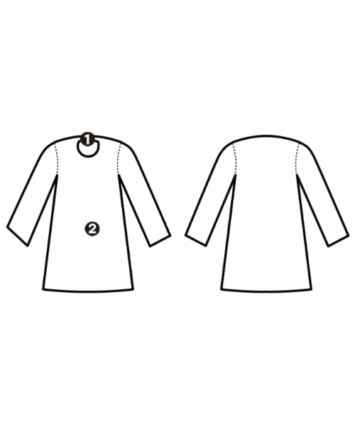 HYKE（ハイク）シャツワンピース 紺 サイズ:1(S位) レディース/2200664760397