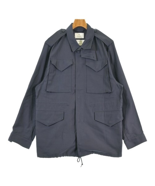 HYKE(ハイク)ミリタリーブルゾン 紺 サイズ:4(XL位)/2200670977178