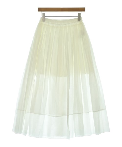 Plage(プラージュ)ロング・マキシ丈スカート 白 サイズ:36(S位)/2200667785014