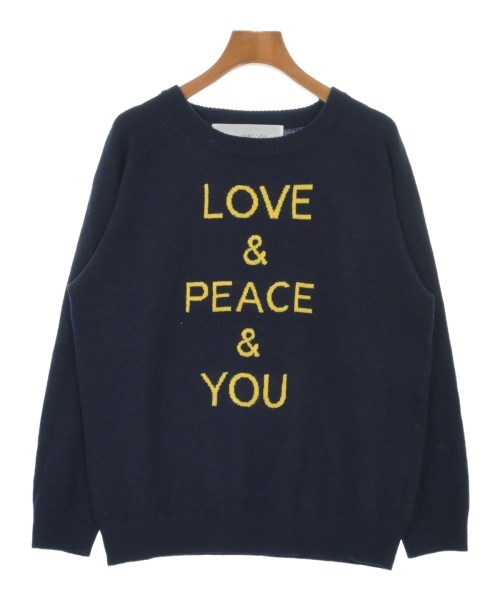 Rie Miller(リエミラー)ニット・セーター 紺 サイズ:38(M位)/2200618430093