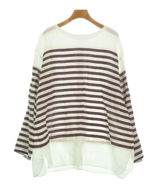 Rie Miller(リエミラー)カジュアルシャツ 茶 サイズ:2(M位)/2200649631247