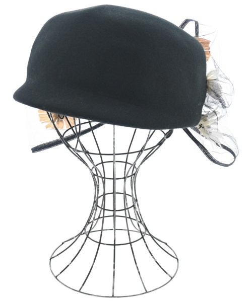 CA4LA(カシラ)ハンチング・ベレー帽 黒 サイズ:-/2200668727020