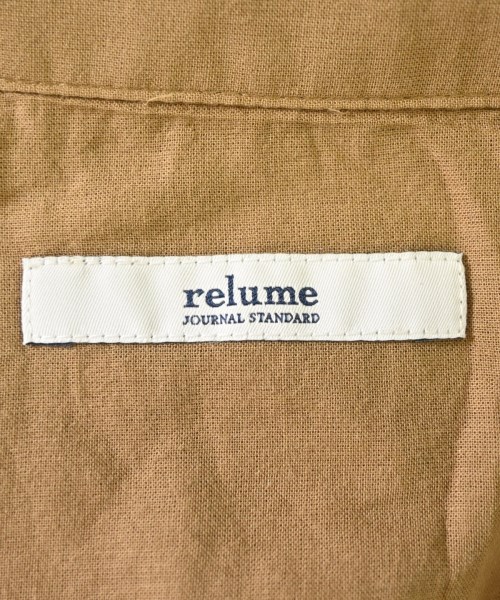 JOURNAL STANDARD relume（ジャーナルスタンダードレリューム）カジュアルシャツ 茶 サイズ:F レディース/2200706895124