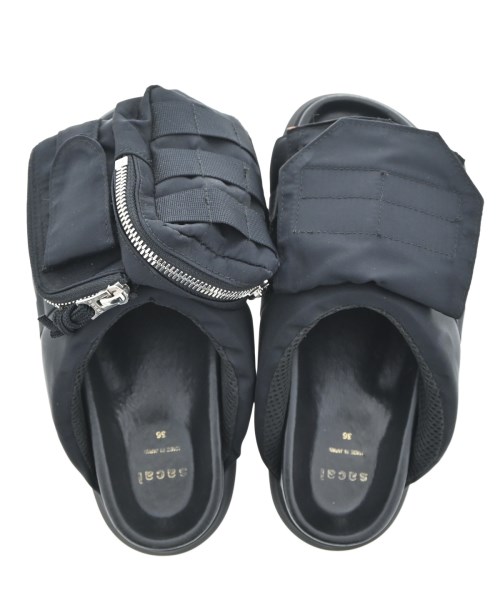 sacai（サカイ）サンダル 黒 サイズ:EU36(22.5cm位) レディース/2200601002061