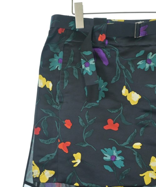 sacai（サカイ）ひざ丈スカート 紺 サイズ:0(XS位) レディース/2200605880016