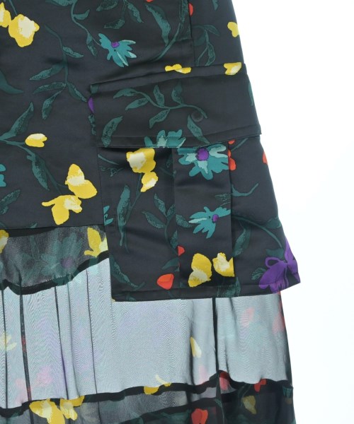 sacai（サカイ）ひざ丈スカート 紺 サイズ:0(XS位) レディース/2200605880016