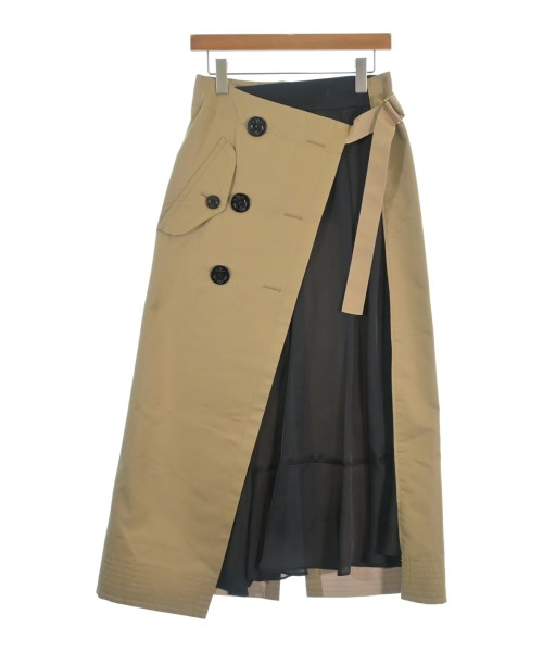 sacai(サカイ)ロング・マキシ丈スカート ベージュ サイズ:1(S位)/2200677612102
