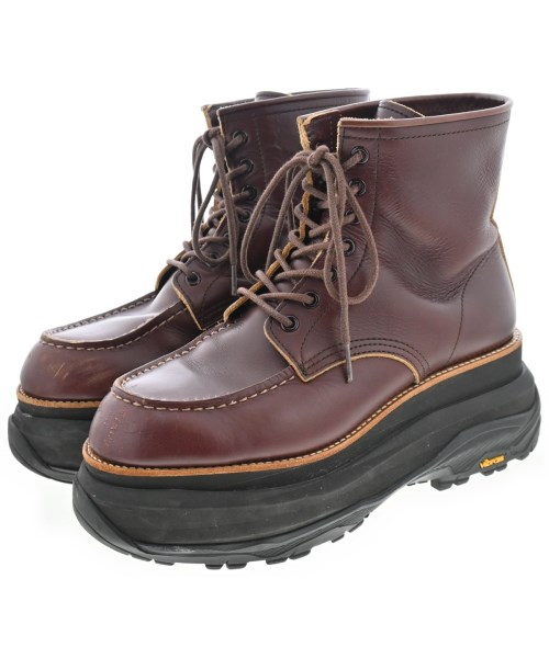 sacai(サカイ)ブーツ 茶 サイズ:EU41(26cm位)/2200697426062