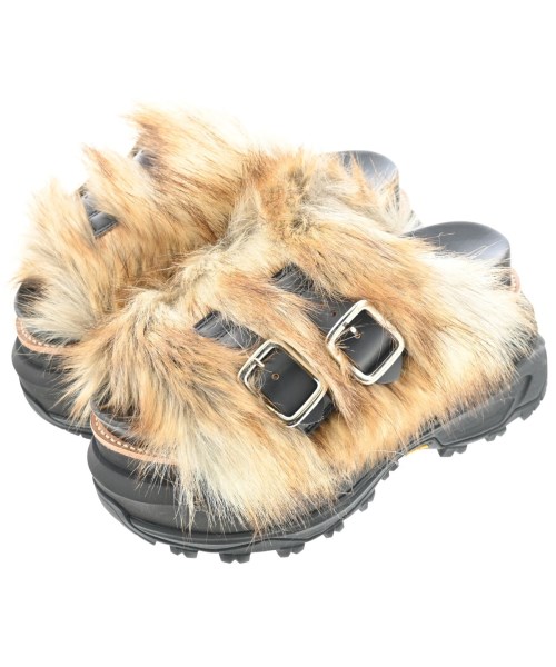 sacai(サカイ)サンダル 茶 サイズ:EU37(23.5cm位)/2200698256019