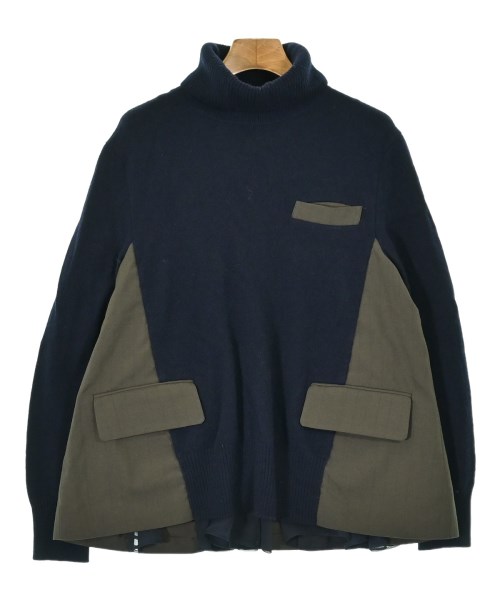sacai(サカイ)ニット・セーター 紺 サイズ:1(S位)/2200659896100