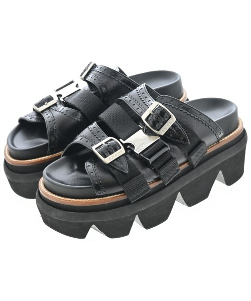 sacai(サカイ)サンダル 黒 サイズ:EU37(23.5cm位)/2200654493021