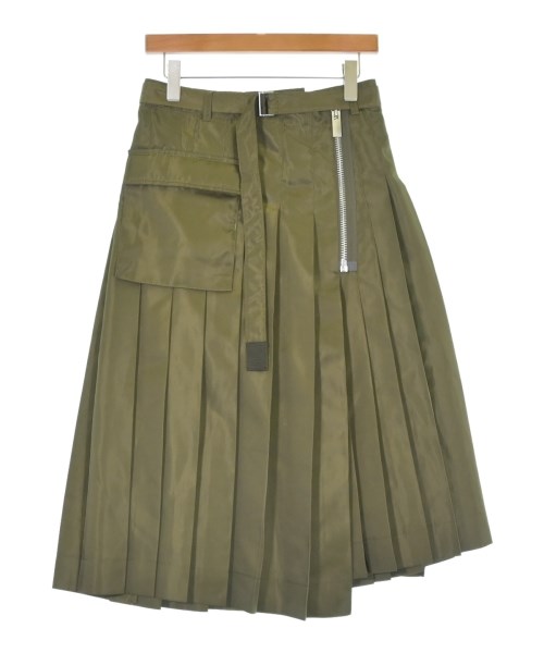 sacai(サカイ)ロング・マキシ丈スカート カーキ サイズ:1(S位)/2200702793011