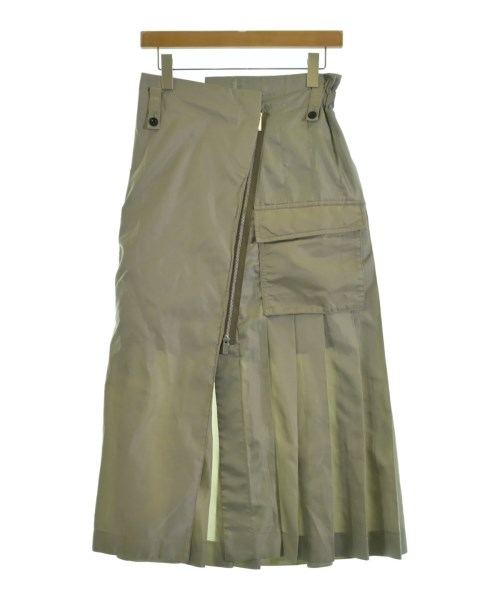 sacai(サカイ)ロング・マキシ丈スカート カーキ サイズ:1(S位)/2200702805011