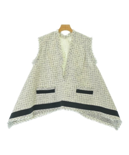 sacai(サカイ)ベスト 白 サイズ:2(M位)/2200702893018