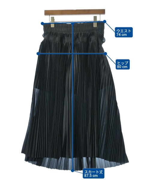sacai（サカイ）ロング・マキシ丈スカート 黒 サイズ:S レディース/2200699859127