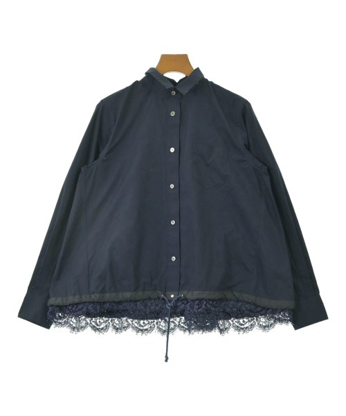 sacai(サカイ)ブラウス 紺 サイズ:3(L位)/2200671063023