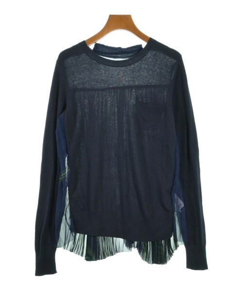 sacai(サカイ)ニット・セーター 紺 サイズ:1(S位)/2200682311076