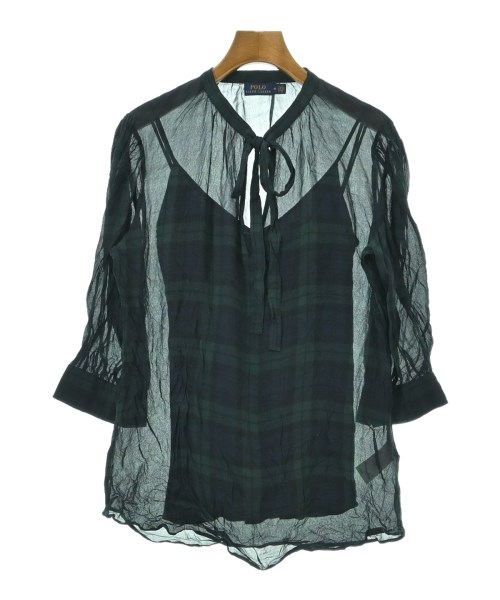 Polo Ralph Lauren(ポロラルフローレン)ブラウス 緑 サイズ:M/2200666352071
