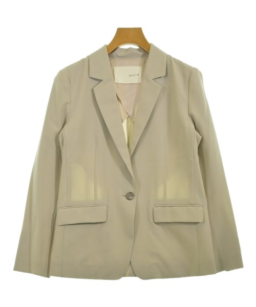 qualite(カリテ)テーラードジャケット ベージュ サイズ:38(M位)/2200654198018