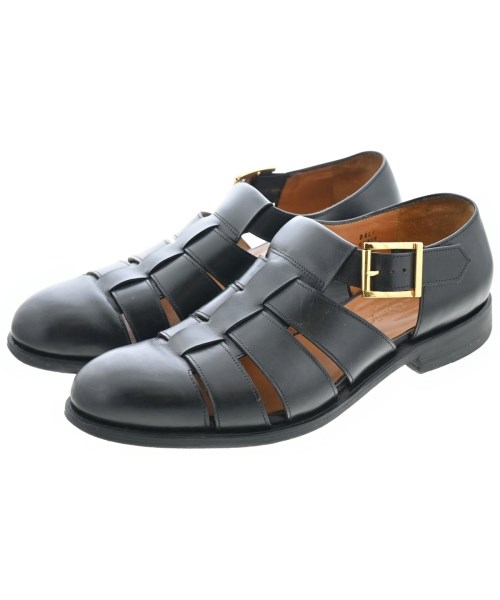 Jalan Sriwijaya(ジャランスリウァヤ)サンダル 黒 サイズ:UK7 1/2(26cm位)/2200639660134